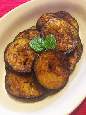 Fried Aubergine