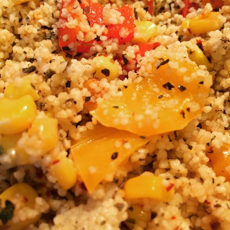 Couscous with Roasted Bell Peppers